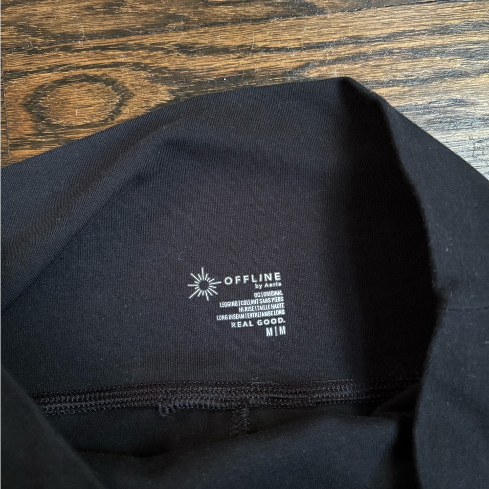 Aerie OFFLINE Black Leggings size M brand new